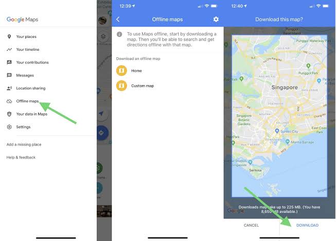 How to Use Google Maps Offline in Android and IOS