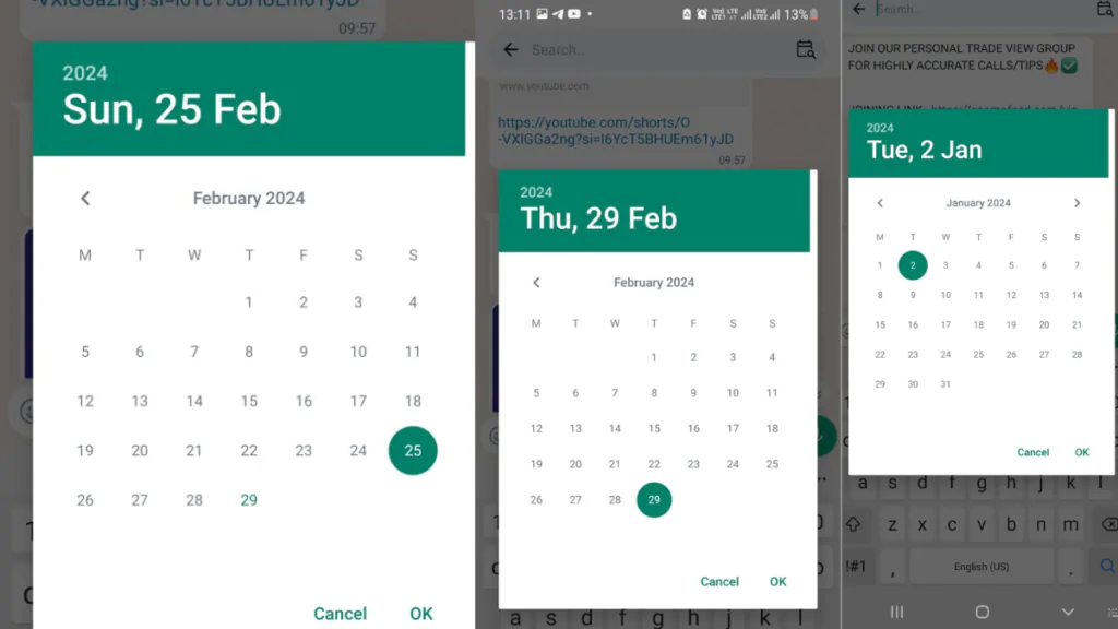 WhatsApp New Feature: Android Users Can Now Search Chats and Photos by Date