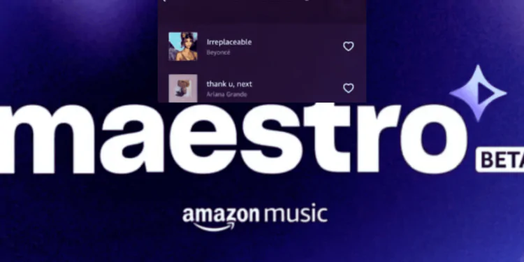 Home Amazon Music Introduces Revolutionary AI Playlist Composer Maestro in the US